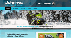 Desktop Screenshot of johnnysskoter.se