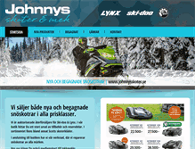 Tablet Screenshot of johnnysskoter.se